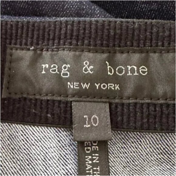 rag & bone Simone Denim Ankle Stretch Pants Jeans in Indigo Size 10 - Picture 8 of 12